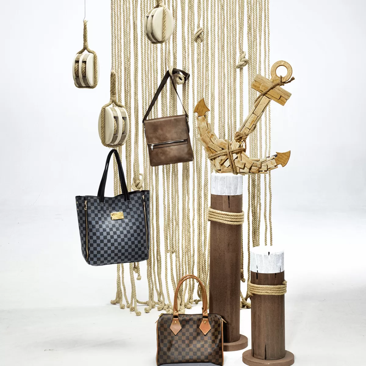 ancre_de_dcoration_maritime_rustique_53_cm_de_long_en_bois_5.webp DecoWoerner Ancre De Décoration Maritime Rustique, 53 Cm De Long En Bois