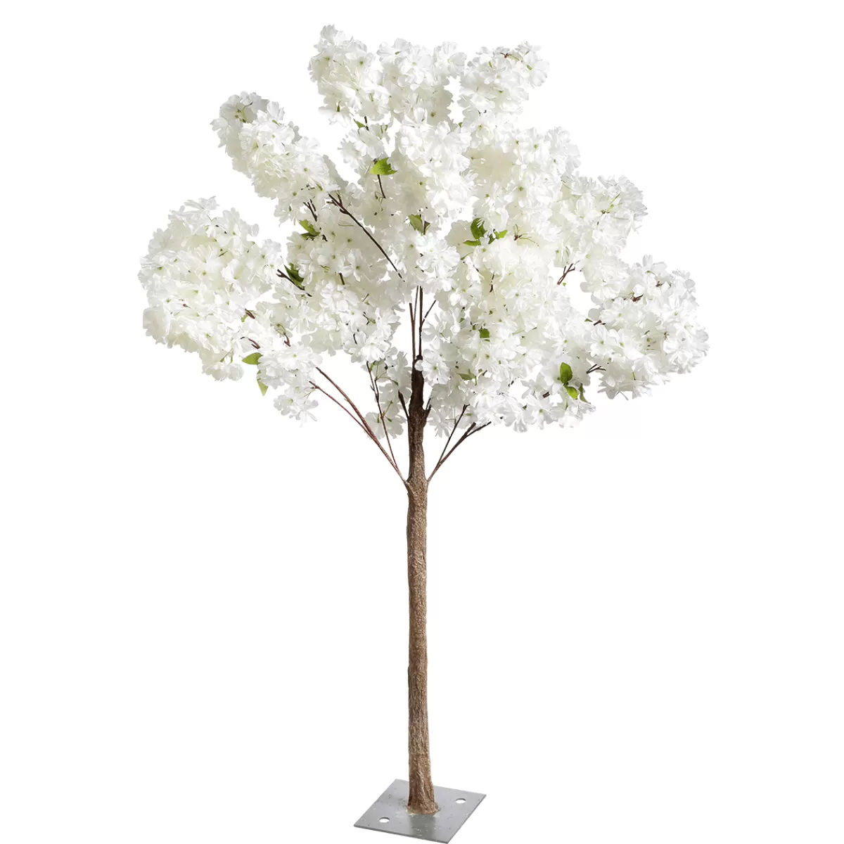 DecoWoerner Arbre Artificiel De Cerisiers En Fleurs Avec Socle, 140 Cm