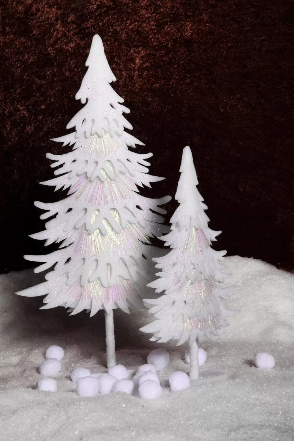 DecoWoerner Arbre Décoratif Hiver, 60 Cm De Haut