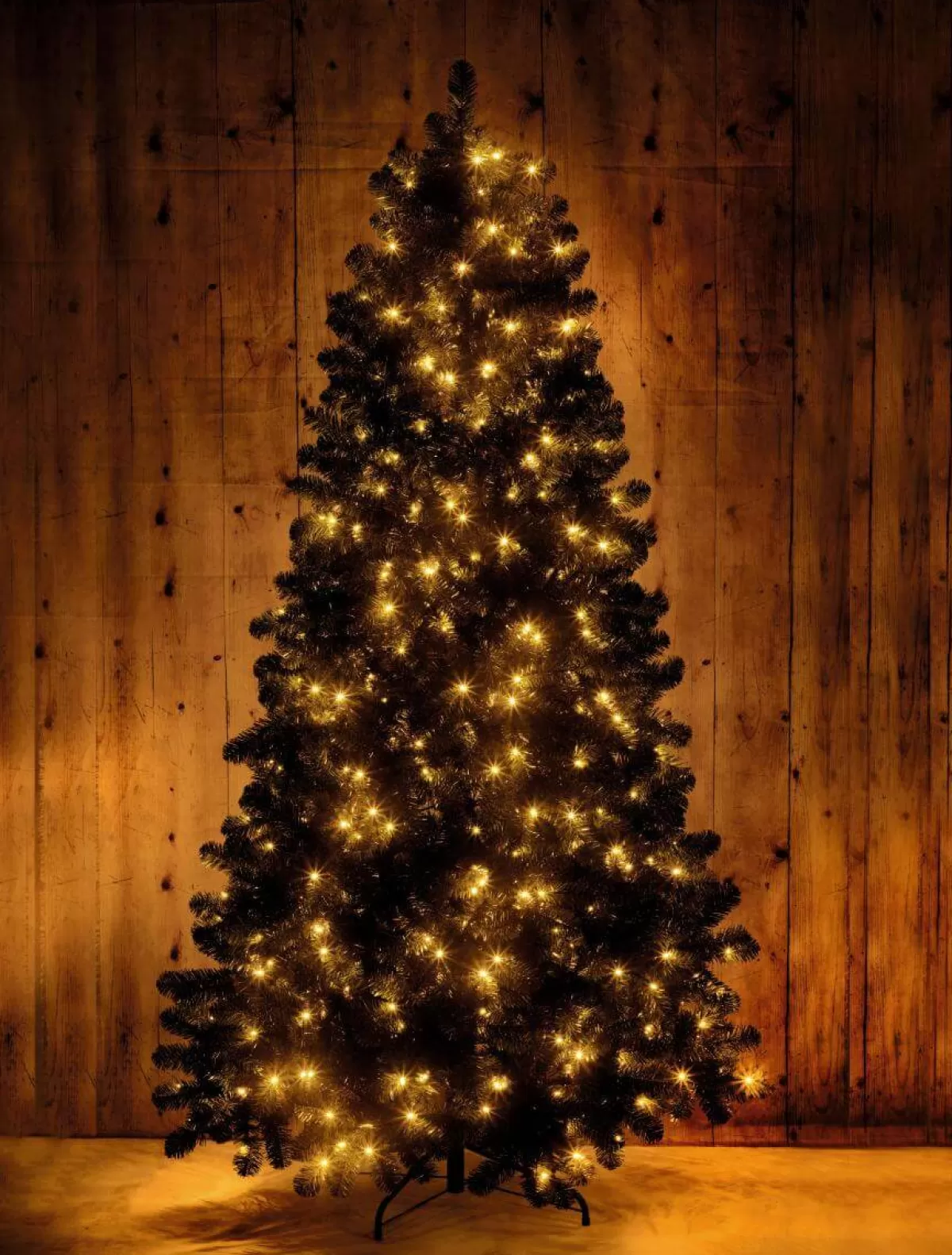 DecoWoerner Arbre De Noël Artificiel Sapin Blanc Avec LED 210 Cm