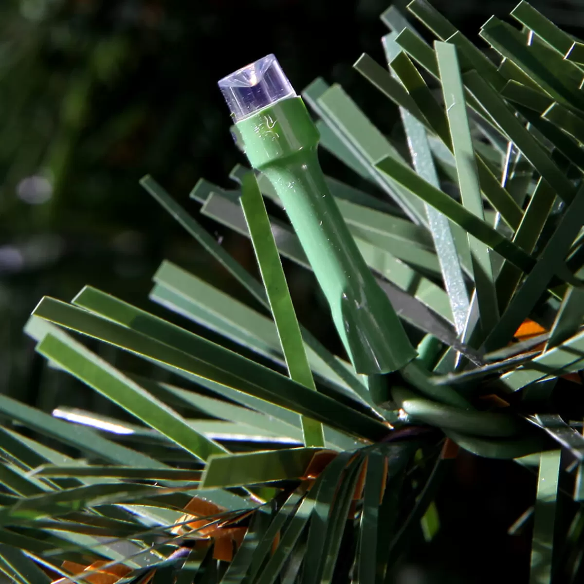 DecoWoerner Arbre De Noël Artificiel Sapin Blanc Avec LED 210 Cm