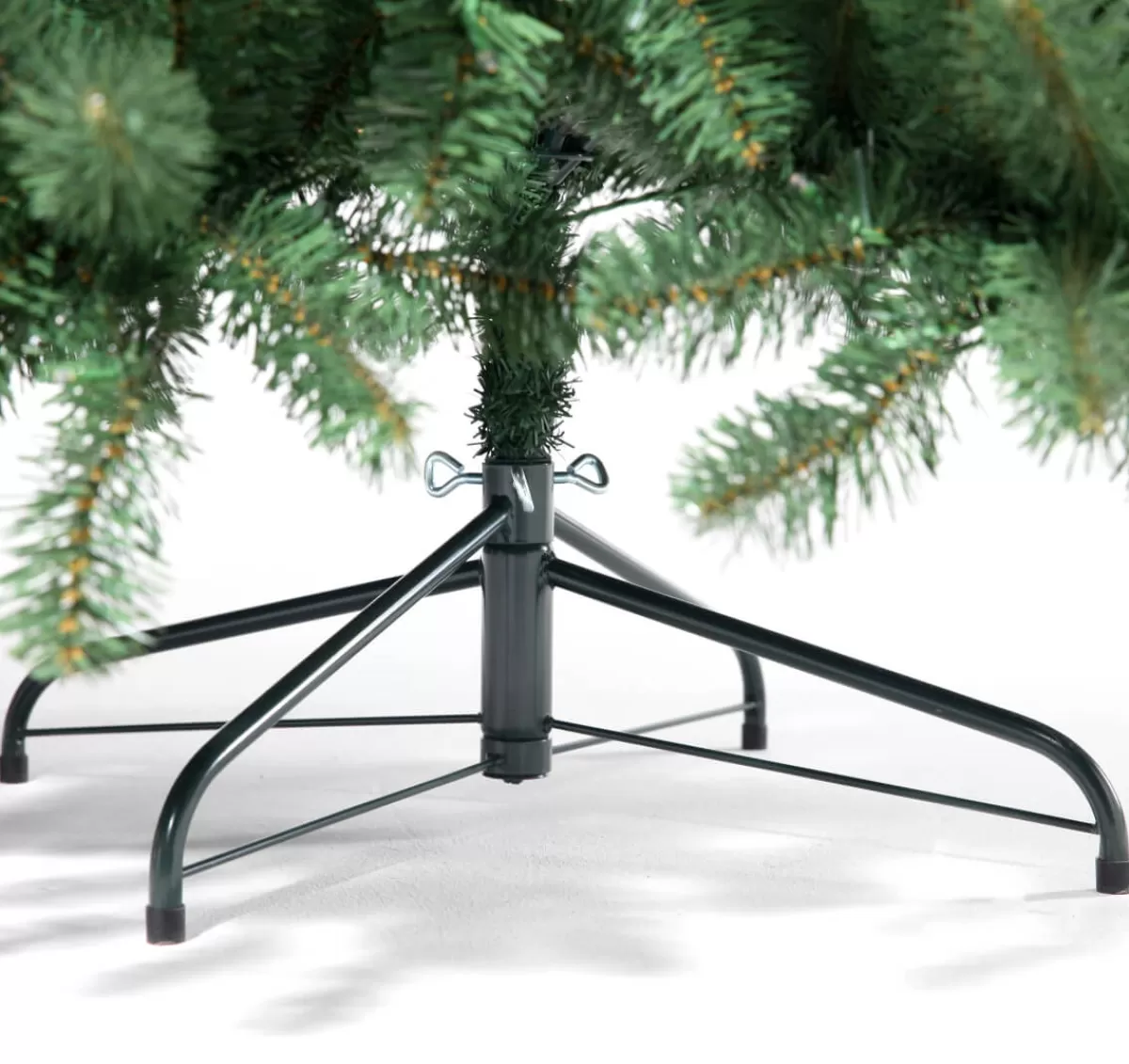 DecoWoerner Arbre De Noël Artificiel Sapin Blanc Avec LED 240 Cm