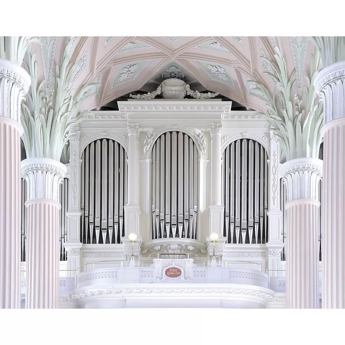 DecoWoerner Bannière XXL "Orgue" En Bâche De Camion Difficilement Inflammable 250 X 330 Cm