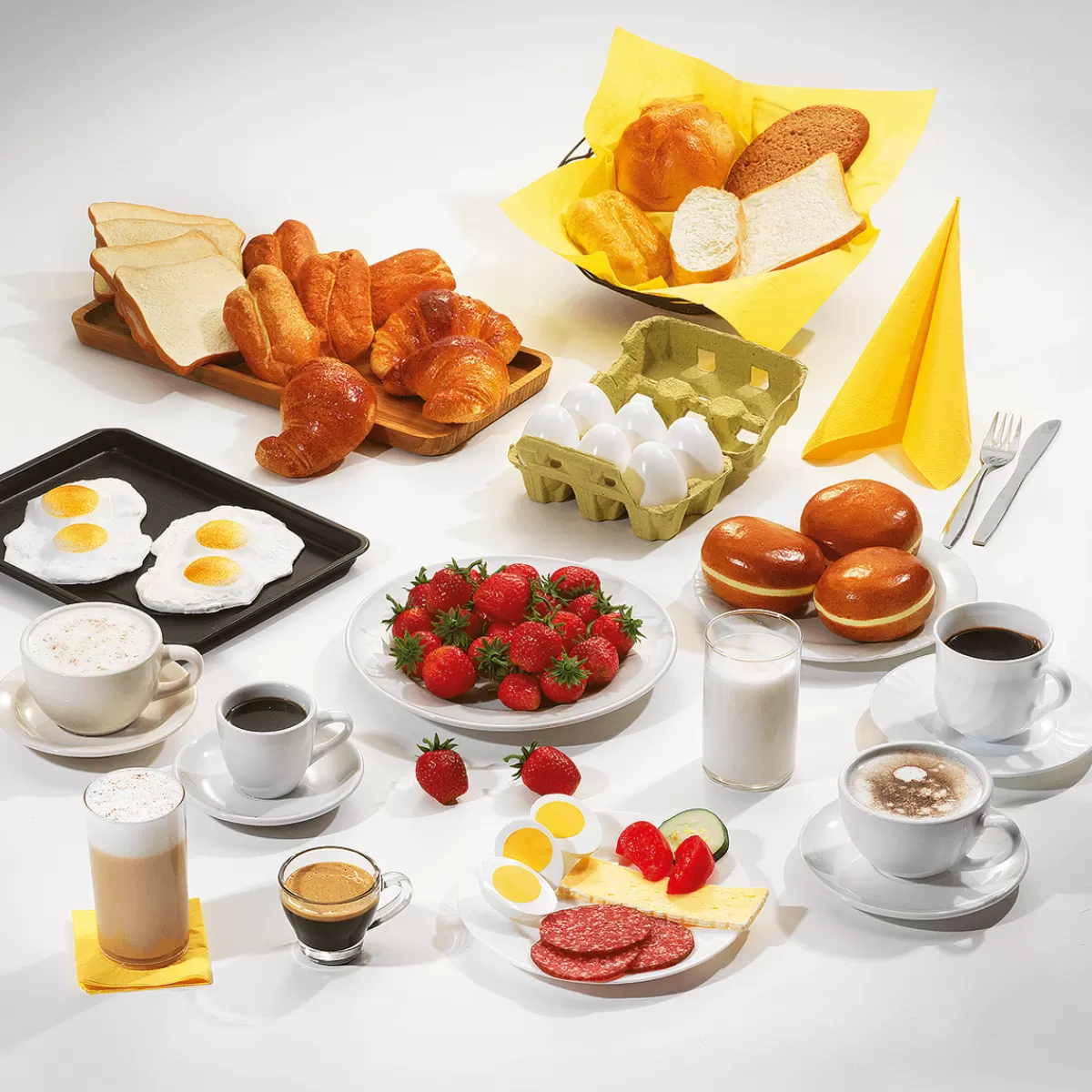 bote_de_6_oeufs_aliment_factice_3.webp DecoWoerner Boîte De 6 Oeufs Aliment Factice