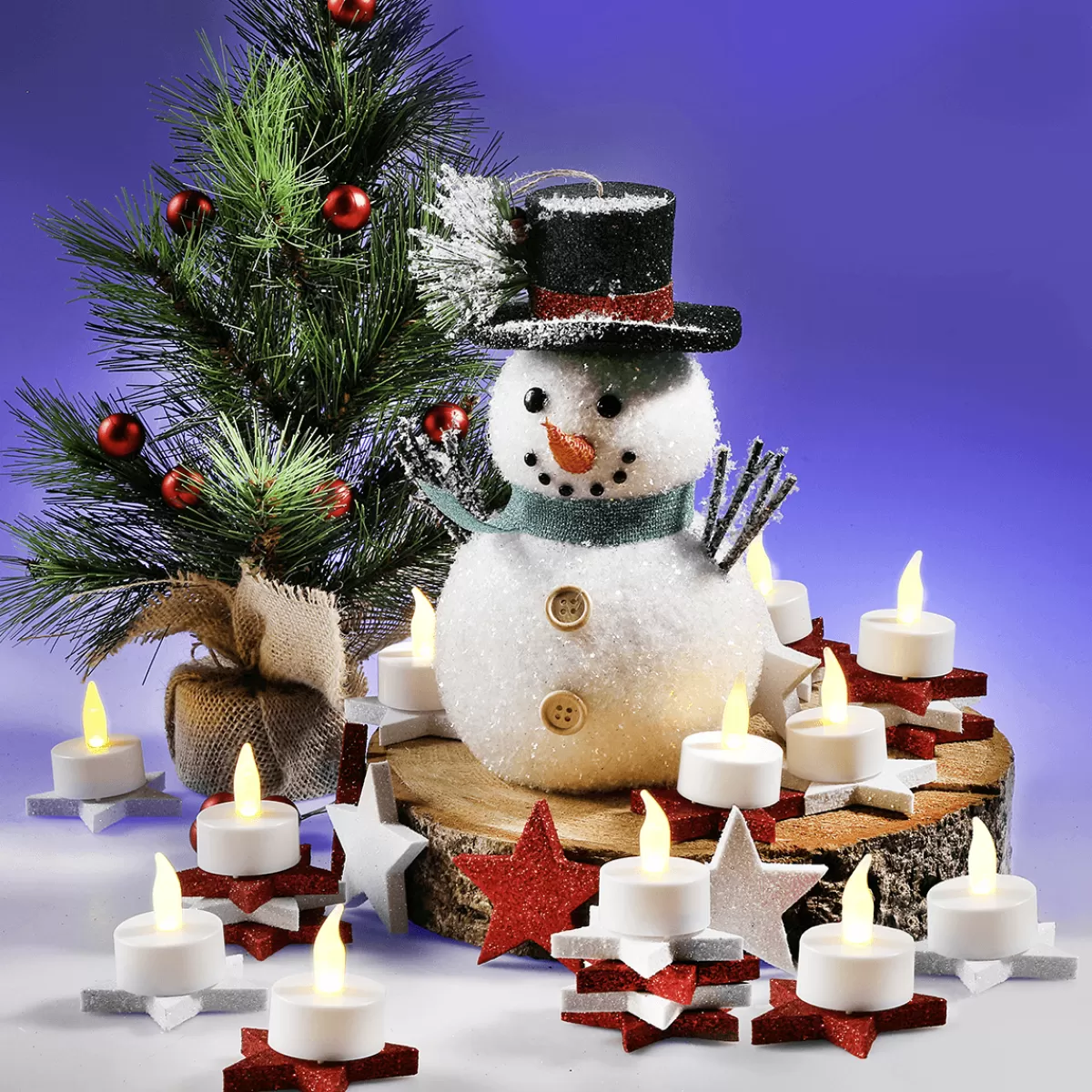 bougies_chauffeplats__piles_led_lot_de_12_8.webp DecoWoerner Bougies Chauffe-plats à Piles LED, Lot De 12