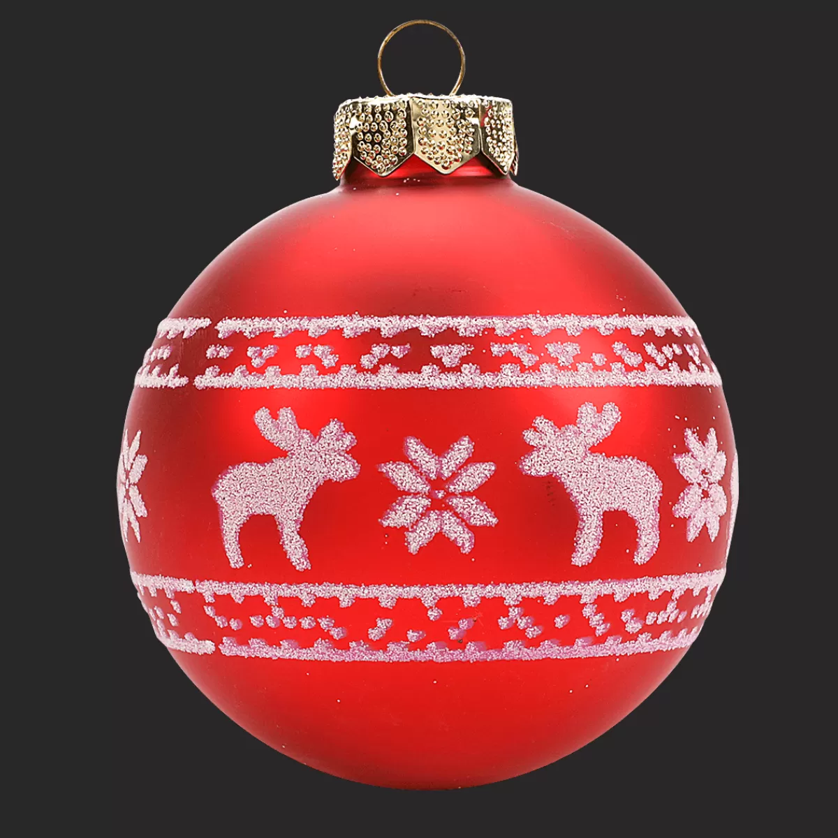 DecoWoerner Boule De Noël En Verre "Nordic" 8 Cm, 12 Pces