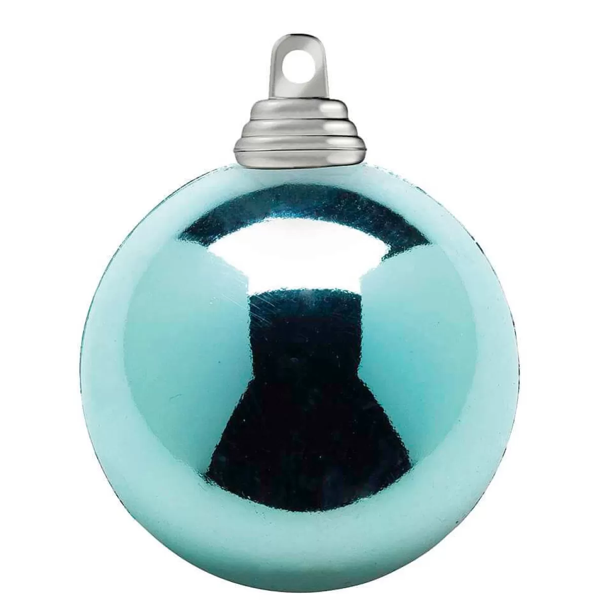 DecoWoerner Boules De Noël Brillantes En Plastique Clair, 6 Cm Ø - 24 Pièces