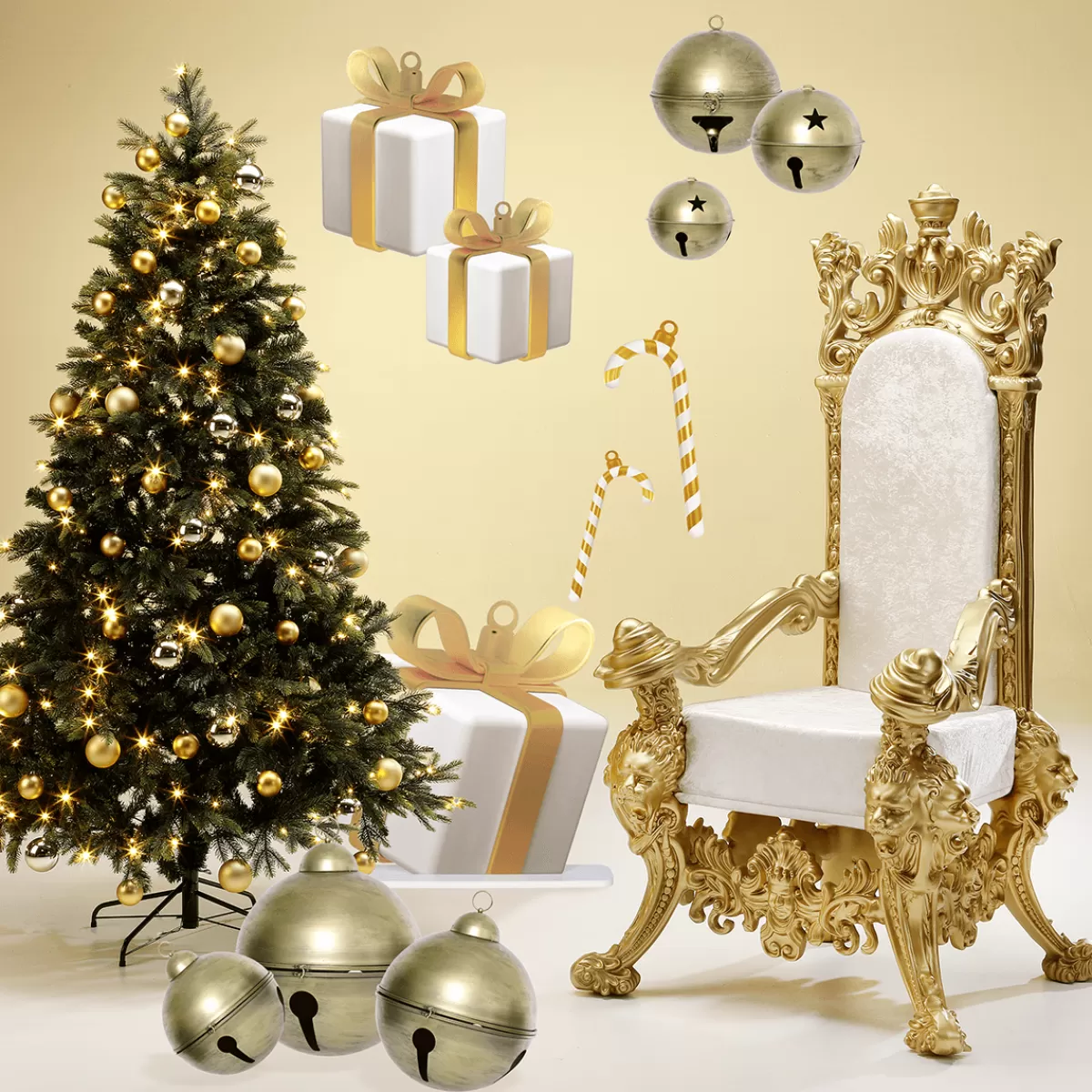 DecoWoerner Boules De Noël Dées Et Brillantes En Plastique Difficilement Inflammable, 6 Cm Ø - 24 Pièces