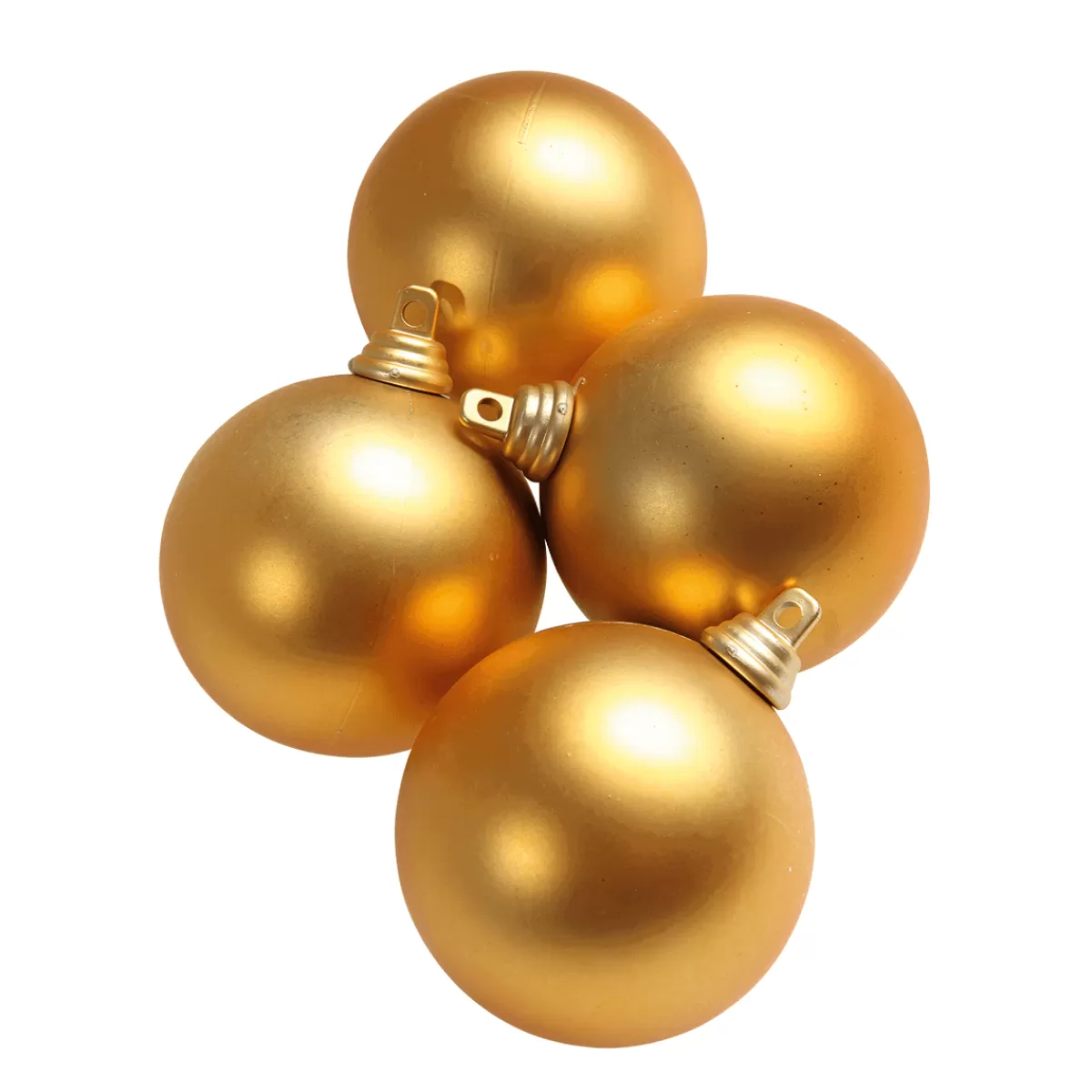 DecoWoerner Boules De Noël Dées, Mates, En Plastique Ignifugé, 6 Cm Ø - 24 Pièces