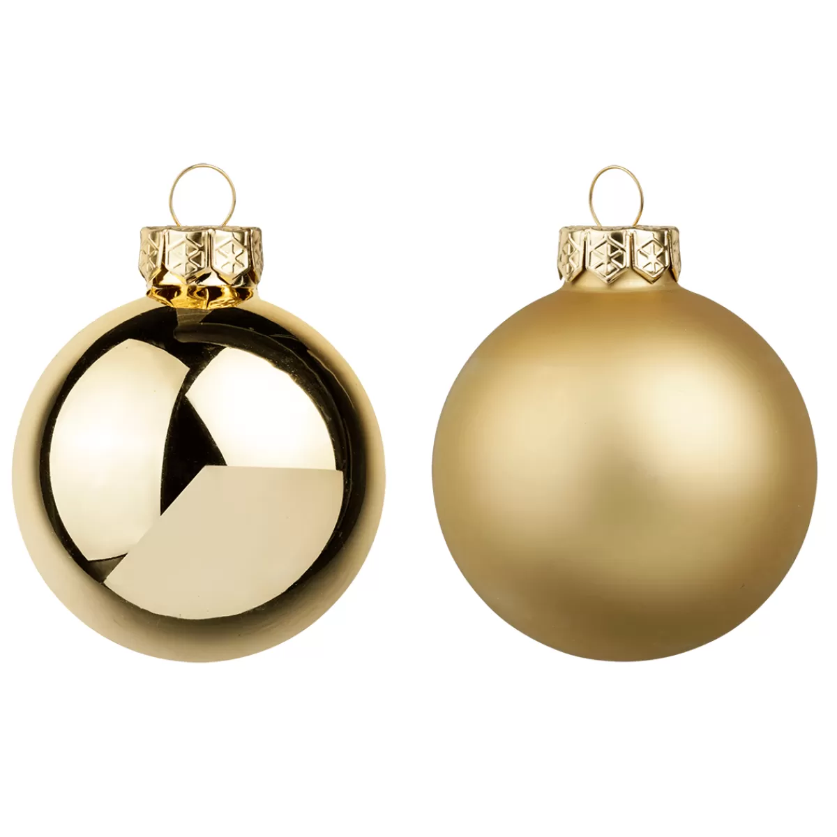 DecoWoerner Boules De Noël En Verre Dé 6 Cm Ø - 24 Pièces