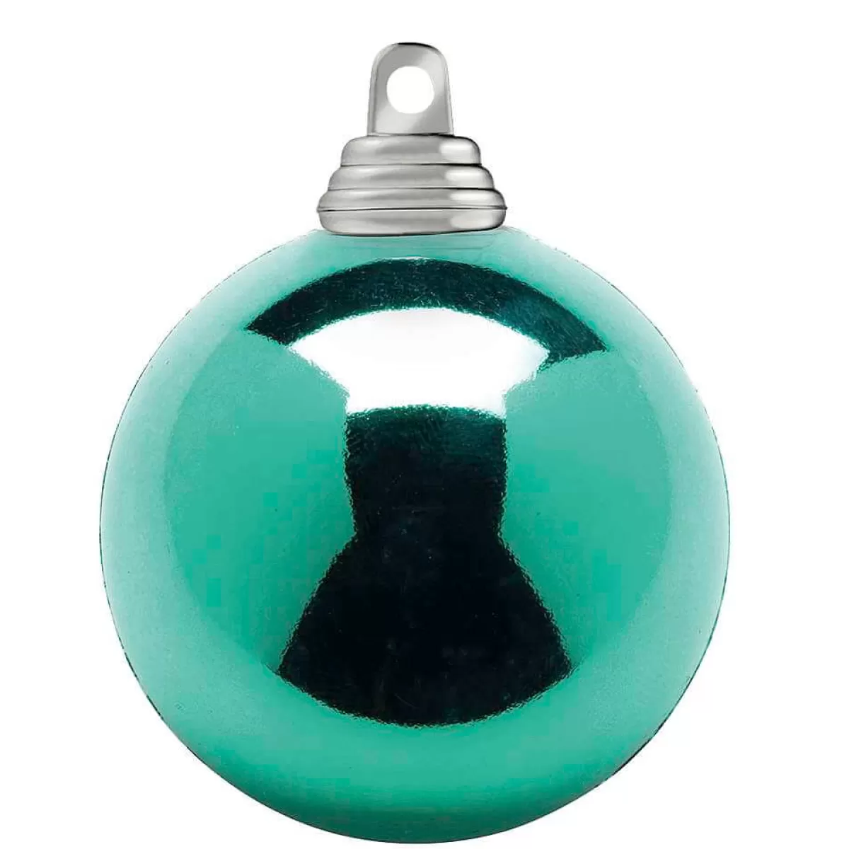 DecoWoerner Boules De Noël Aqua, Brillantes, En Plastique Difficilement Inflammable, 6 Cm Ø - 24 Pièces