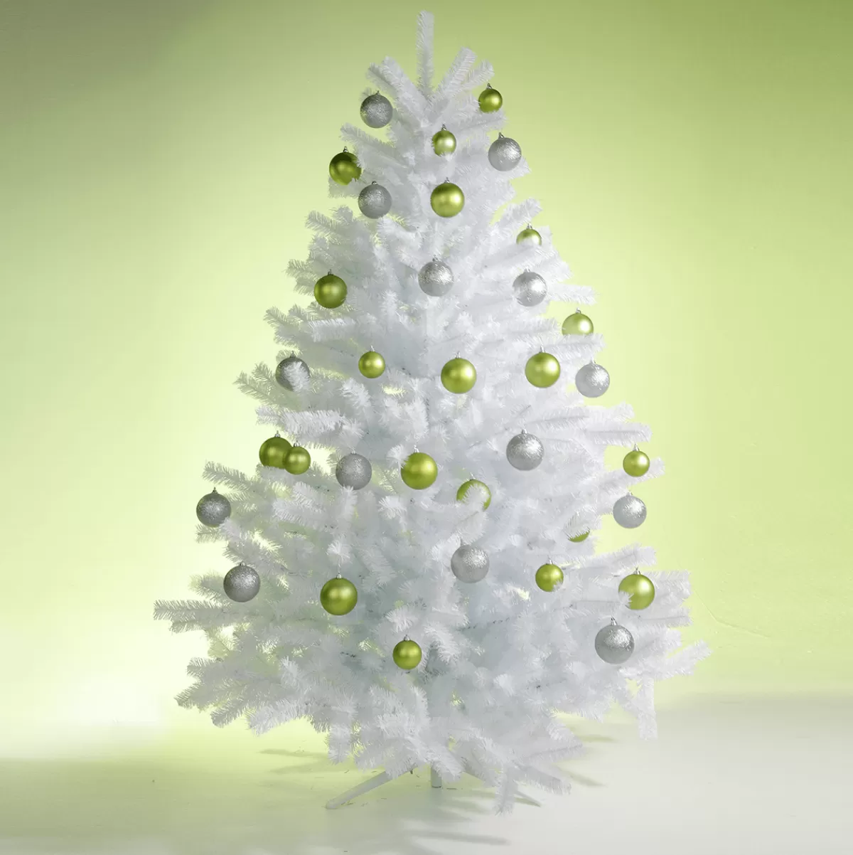 DecoWoerner Boules De Noël Citron, Mates, En Plastique Ignifugé, 6 Cm Ø - 24 Pièces