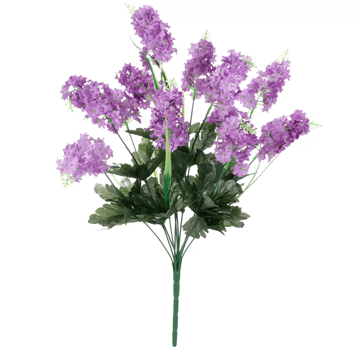 DecoWoerner Bouquet Artificiel De Lilas 12 Fleurs 48 Cm De Haut, 25 Cm De Ø
