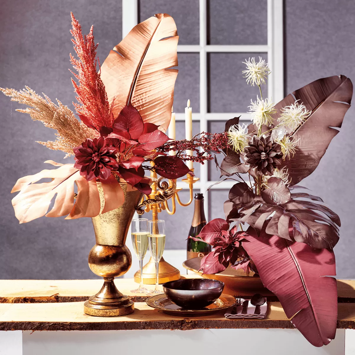 branche__feuillage_artificielle_60_cm_grisvert_4-1.webp DecoWoerner Branche à Feuillage Artificielle 60 Cm Gris-