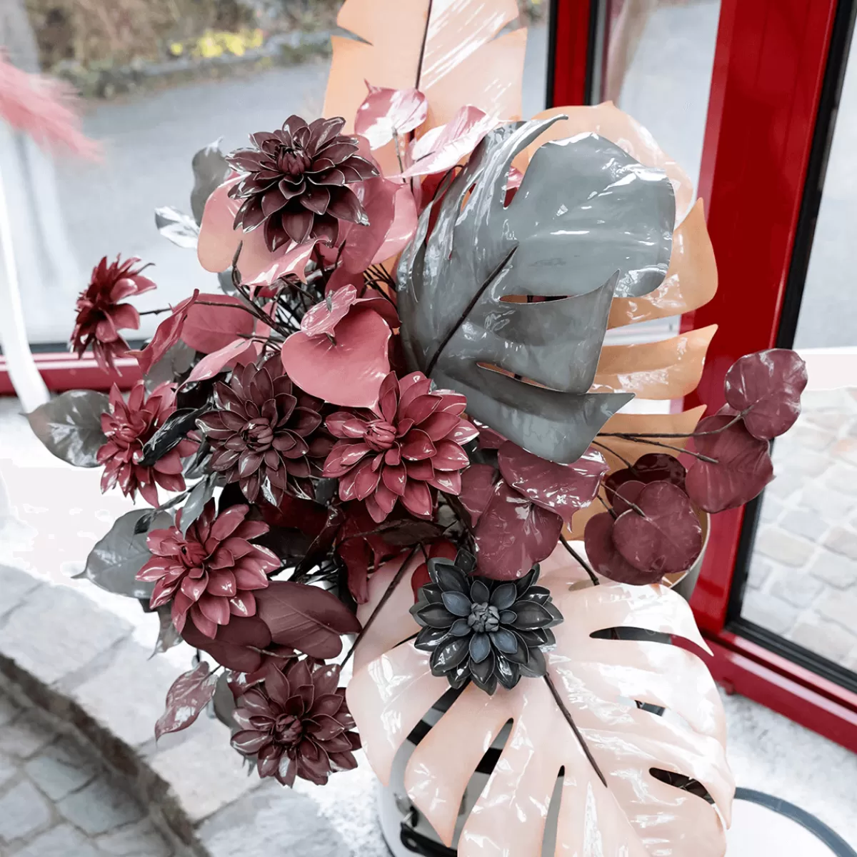 branche__feuillage_artificielle_60_cm_grisvert_9-1.webp DecoWoerner Branche à Feuillage Artificielle 60 Cm Gris-