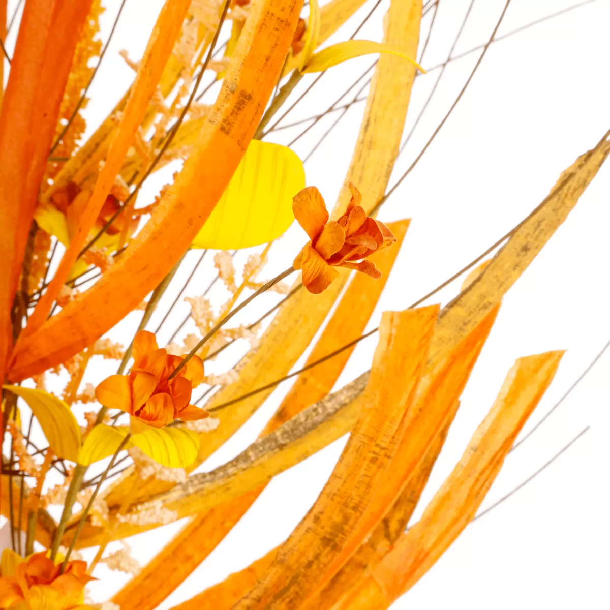 DecoWoerner Branche Artificielle De Décoration Automnale "Mélange D'automne" 2 Pièces 55 Cm