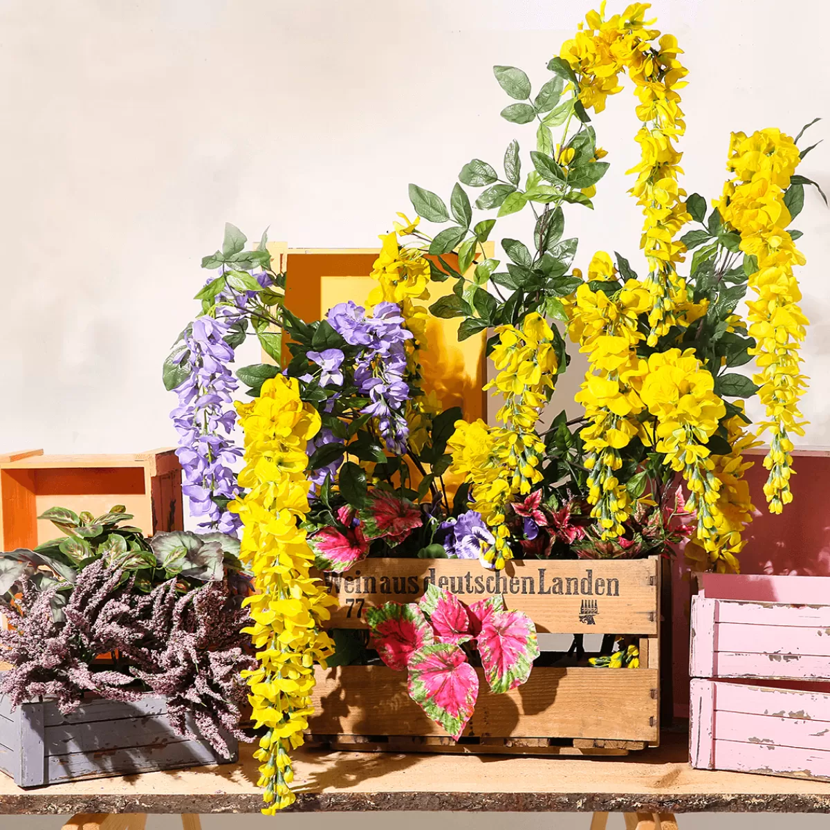 branche_artificielle_wisteria_laburnum_140_cm_violet_5.webp DecoWoerner Branche Artificielle Wisteria Laburnum, 140 Cm, Violet