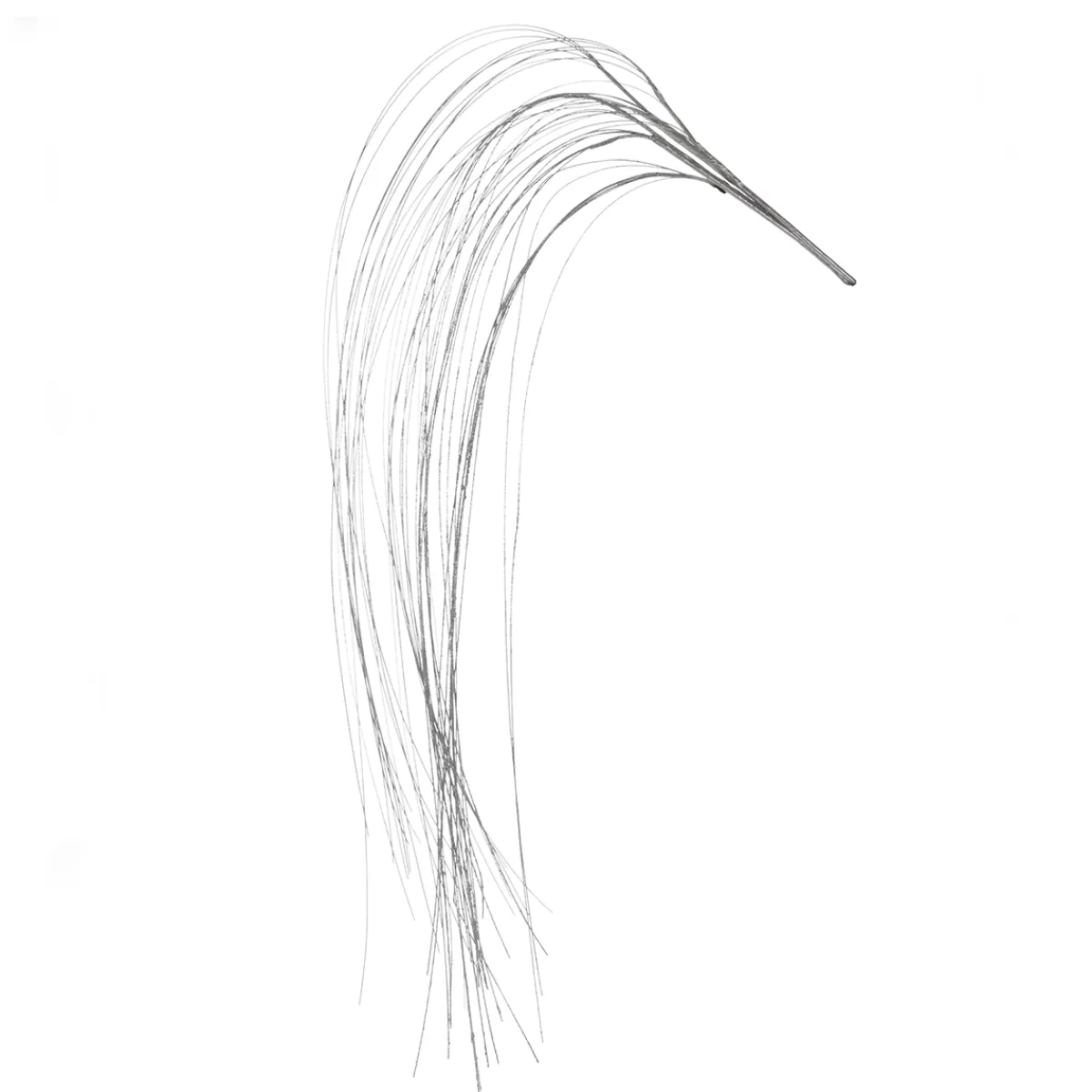 DecoWoerner Branche De Décoration Herbe ée De 100 Cm De Long, 2 Pièces