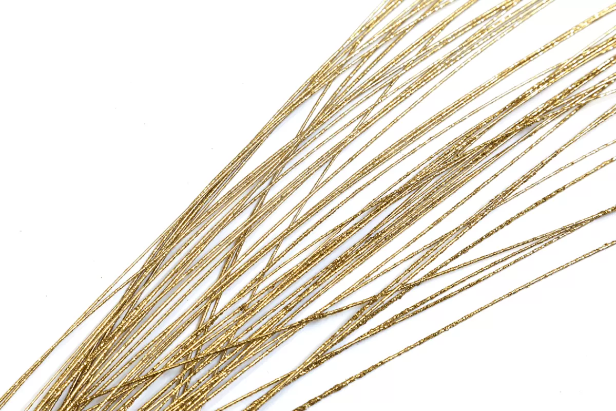 DecoWoerner Branche De Décation Herbe Dée 100 Cm De Long, 2 Pièces