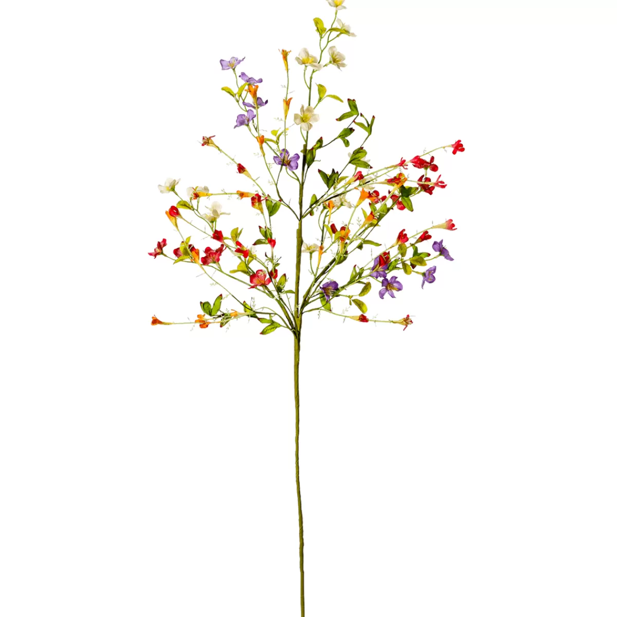 DecoWoerner Branche Mixte De Fleurs Colorées 85 Cm