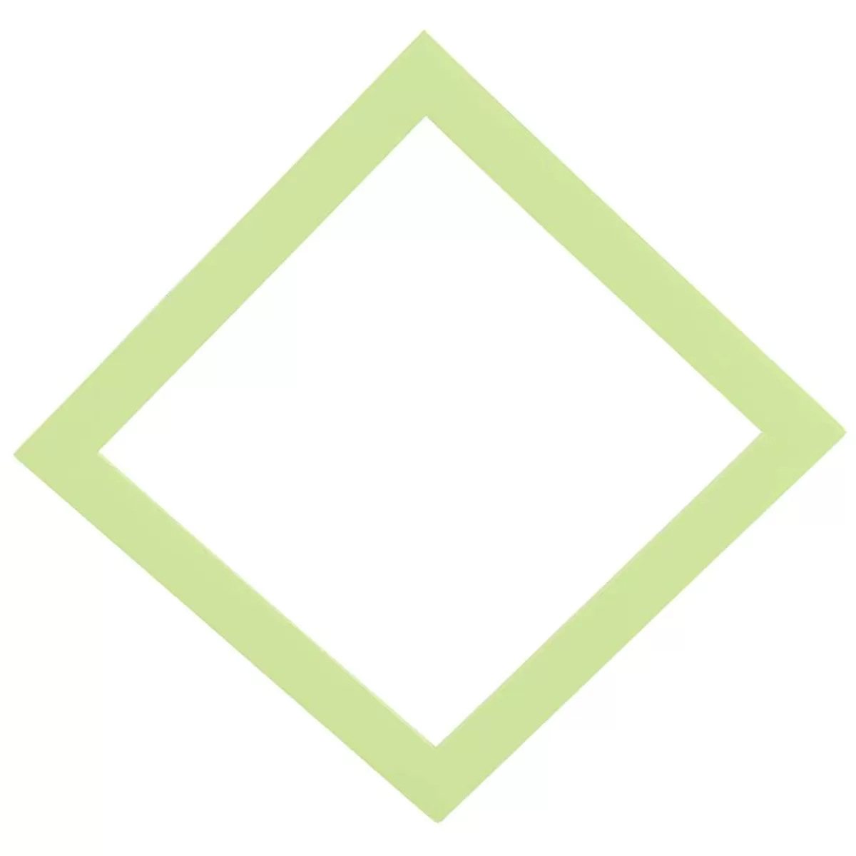 DecoWoerner Cadre Décoratif Avec Panneau 50 X 50 Cm Pastel /blanc