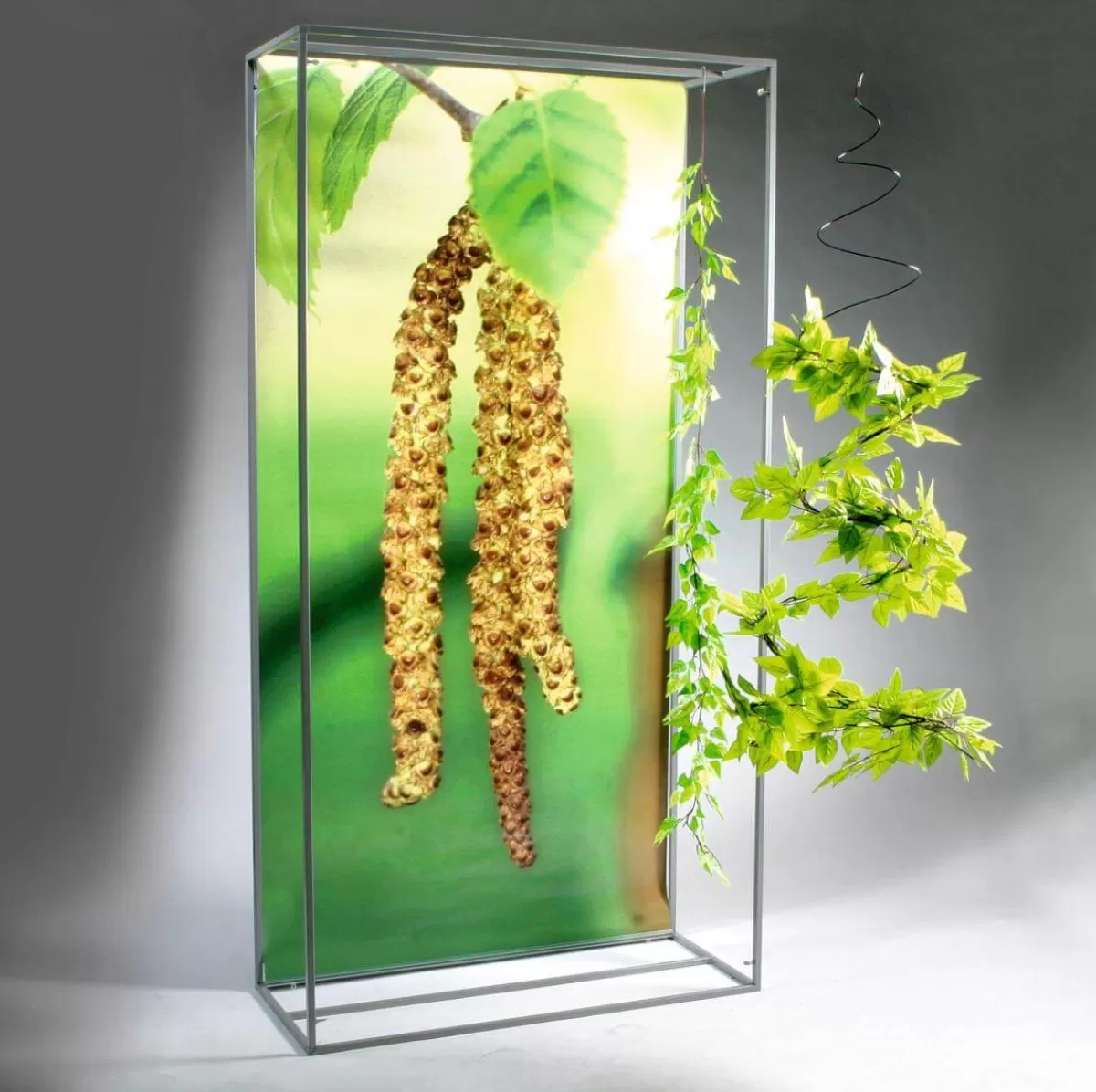 cadre_dcoratif_en_mtal_argent_200_cm_de_haut_4.webp DecoWoerner Cadre Décoratif En Métal, é 200 Cm De Haut