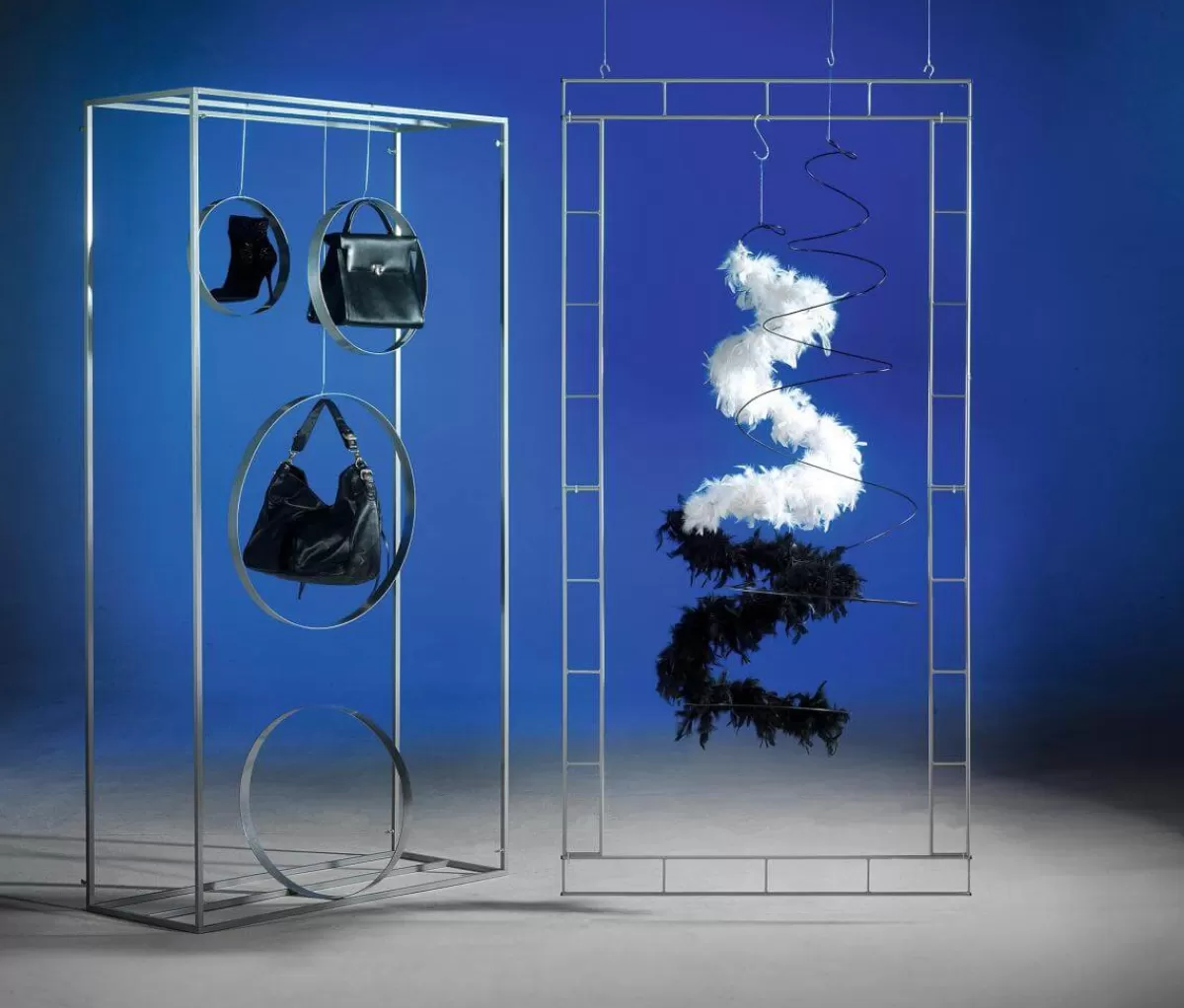 cadre_dcoratif_en_mtal_argent_200_cm_de_haut_6.webp DecoWoerner Cadre Décoratif En Métal, é 200 Cm De Haut