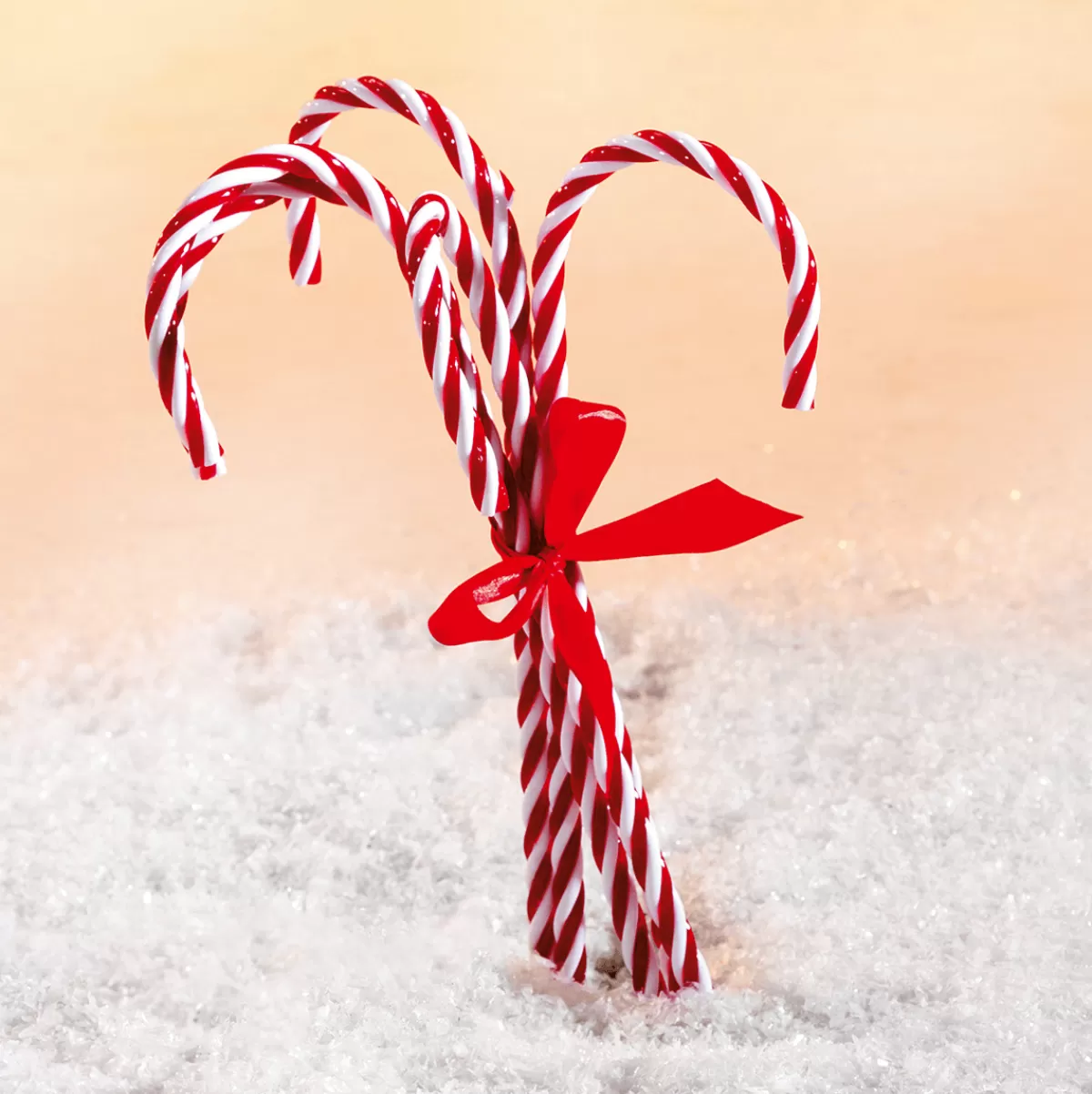 DecoWoerner Cannes En Sucre XXL Aliment Factice 5 Pces 50 Cm