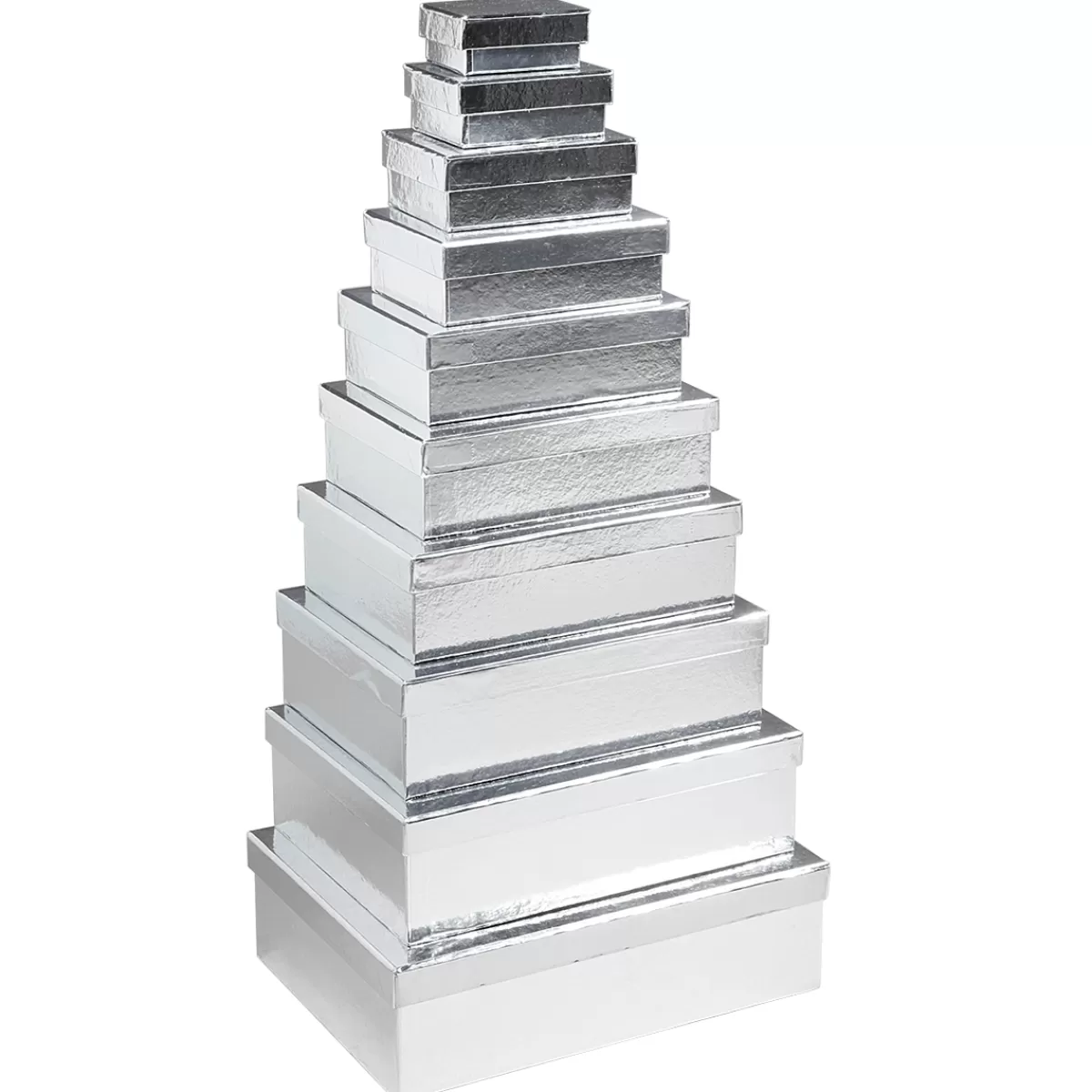 DecoWoerner Cartons Cadeaux Boîtes Cadeaux , 10 Pièces 6,5 X 3,5 X 8,5 à 22 X 9,5 X 31 Cm (l X H X L)