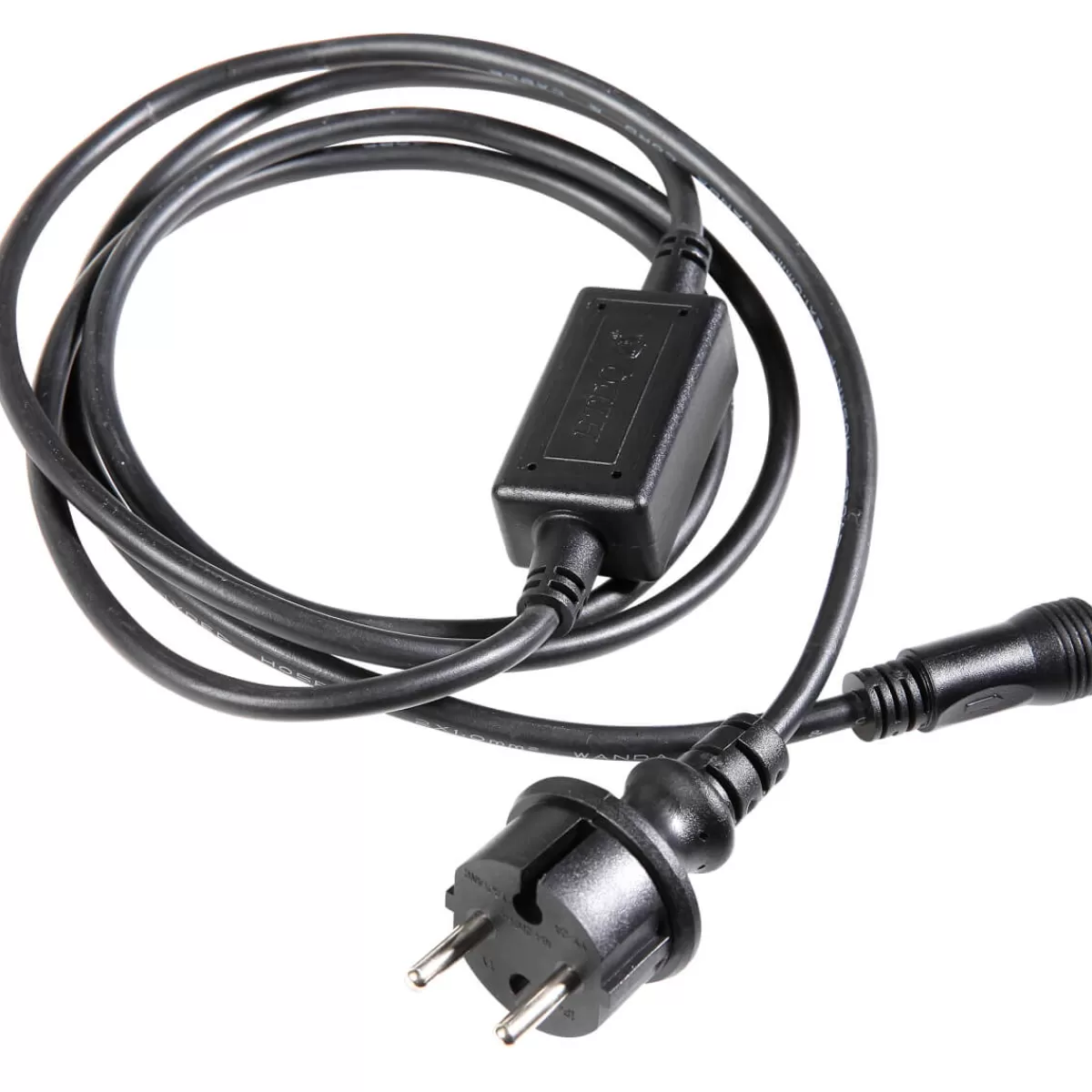 DecoWoerner Câble D’alimentation IP44 Pour Produits à LED Système IP67, Noir