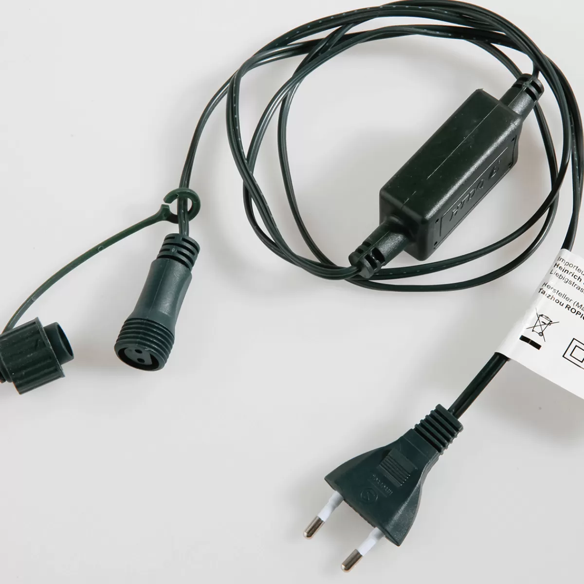 DecoWoerner Câble D’alimentation Pour Produits à LED Système IP 20, Vert