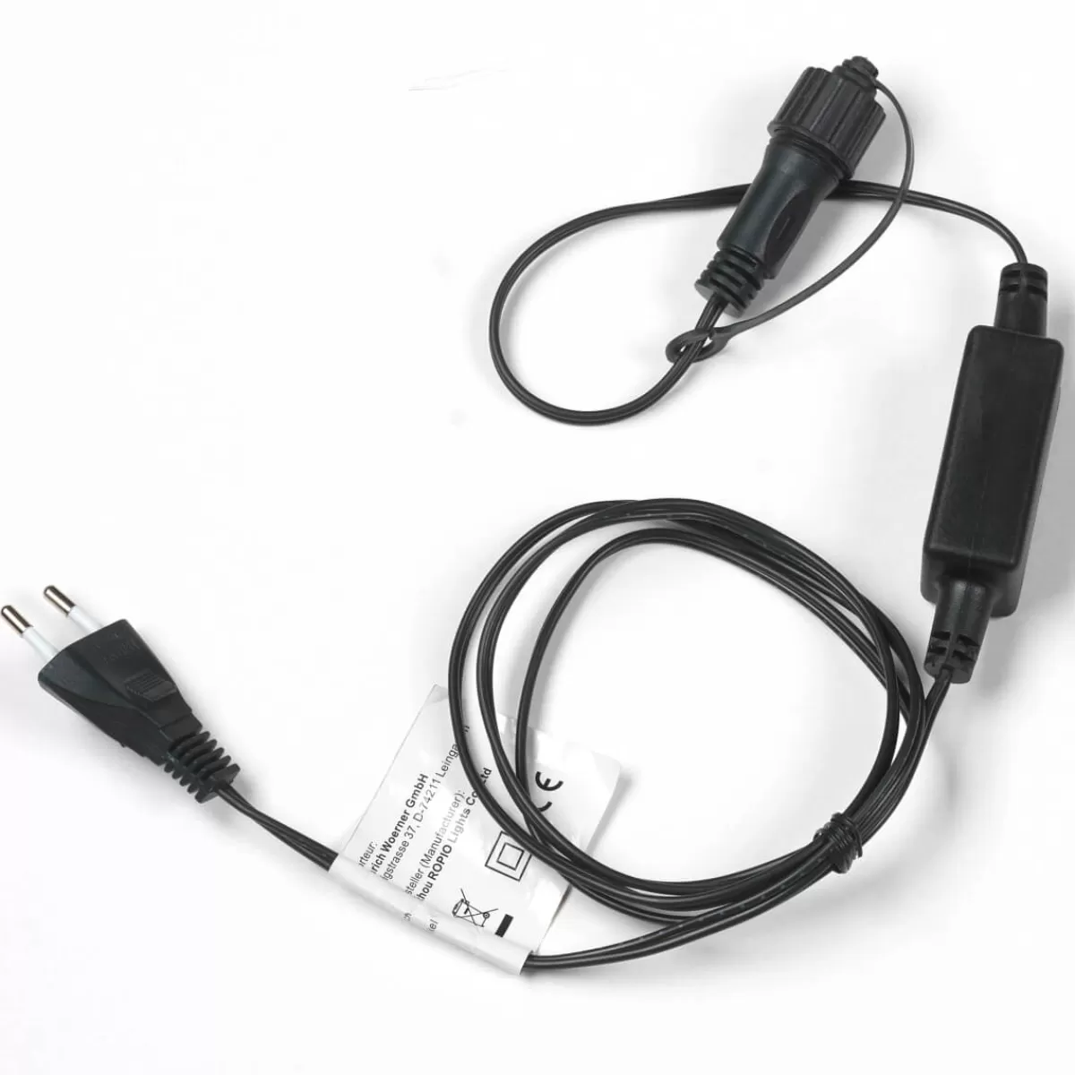 DecoWoerner Câble D’alimentation Pour Produits à LED Système IP 20, Vert