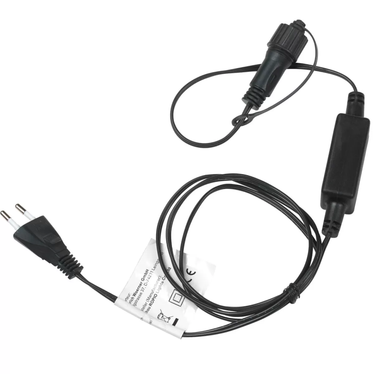 DecoWoerner Câble D’alimentation Pour Produits à LED Système IP 20, Vert