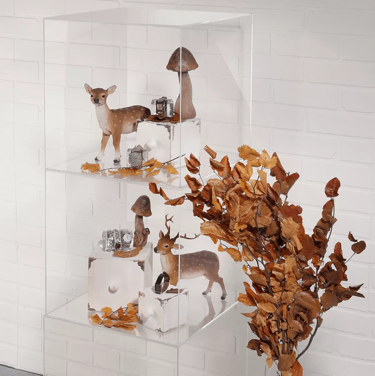 champignon_dco_20_cm_de_haut_8_cm__marron_5-1.webp DecoWoerner Champignon Déco 20 Cm De Haut, 8 Cm Ø,