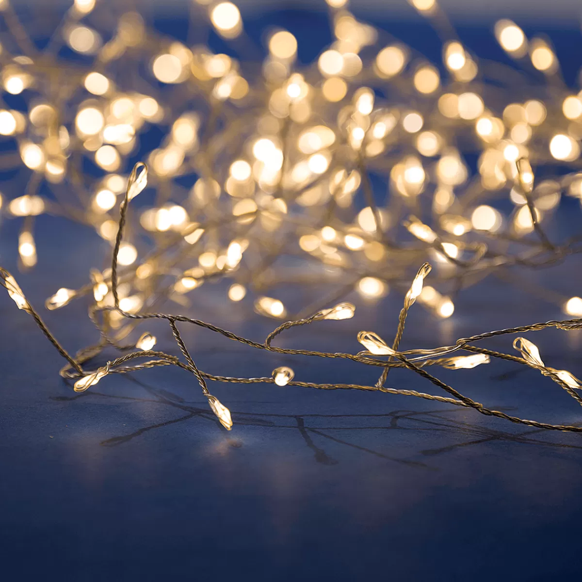 DecoWoerner Chaîne Lumineuse à Fil à LED Feu D’artifice Pour L’ext., 100 LED, 6 M