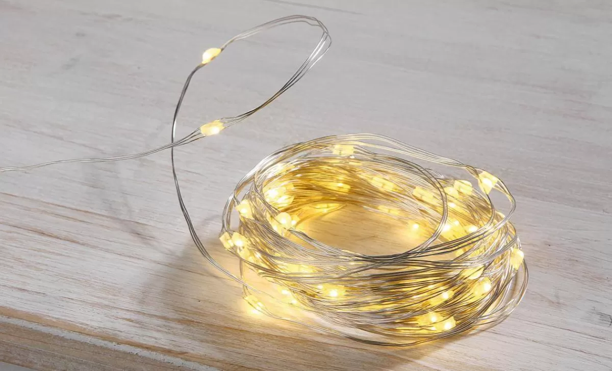 DecoWoerner Chaîne Lumineuse à Fil à LED Pour L'ext., 50 LED, 5 M