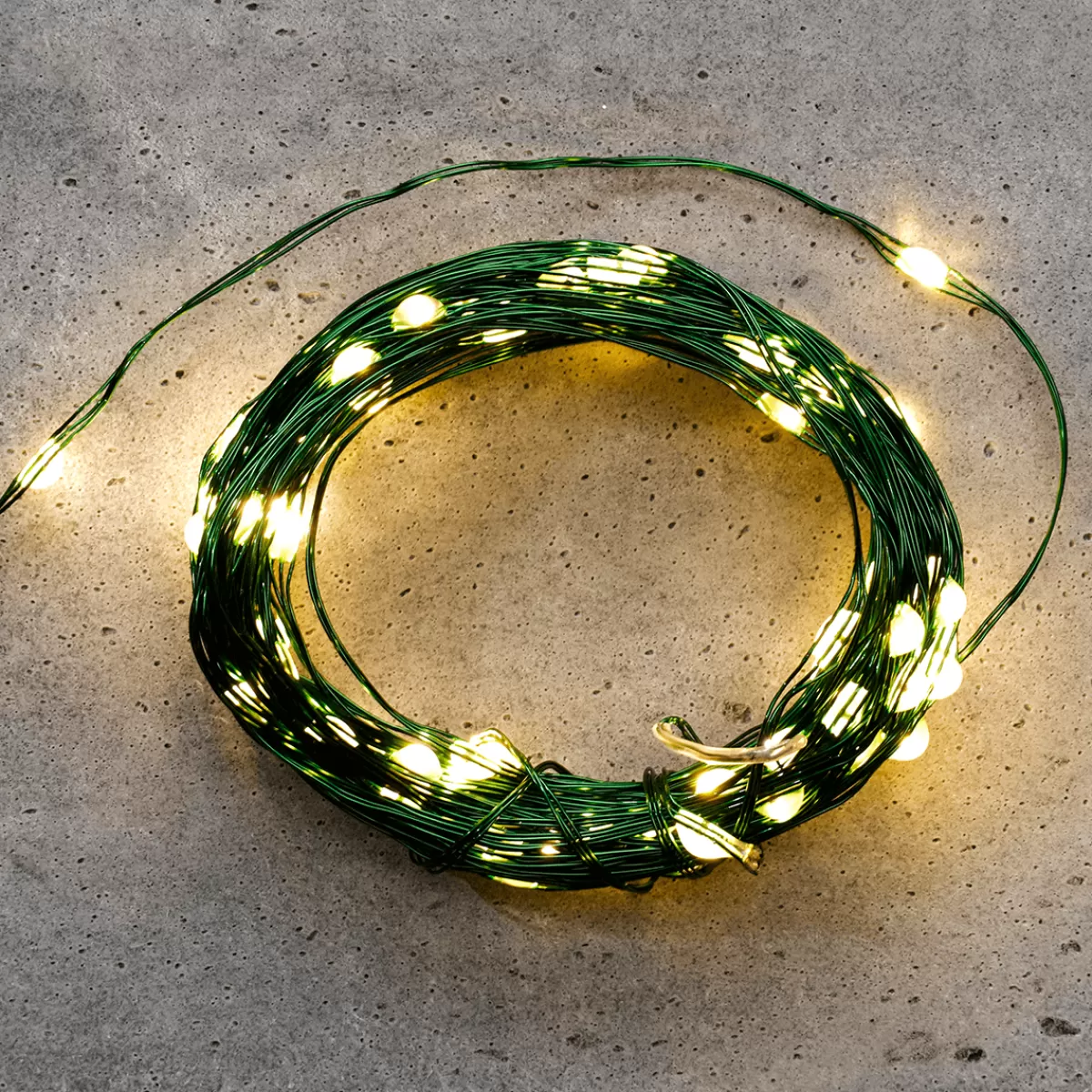 DecoWoerner Chaîne Lumineuse à Fil à LED Pour L’int., 100 LED, 10 M