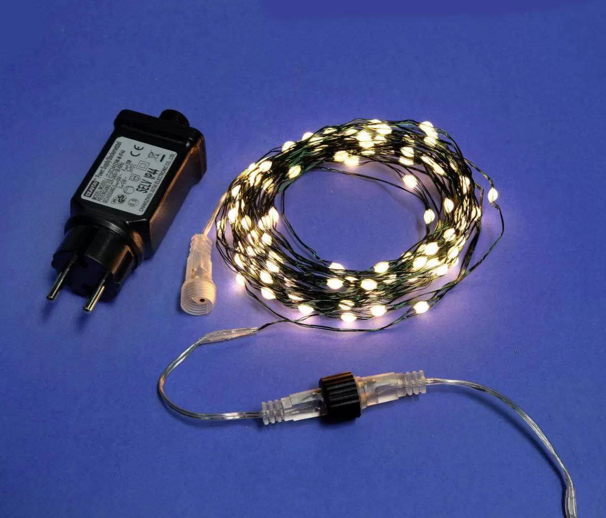 DecoWoerner Chaîne Lumineuse à Fil LED XL Séparable Pour L’ext., 200 LED, 20 M