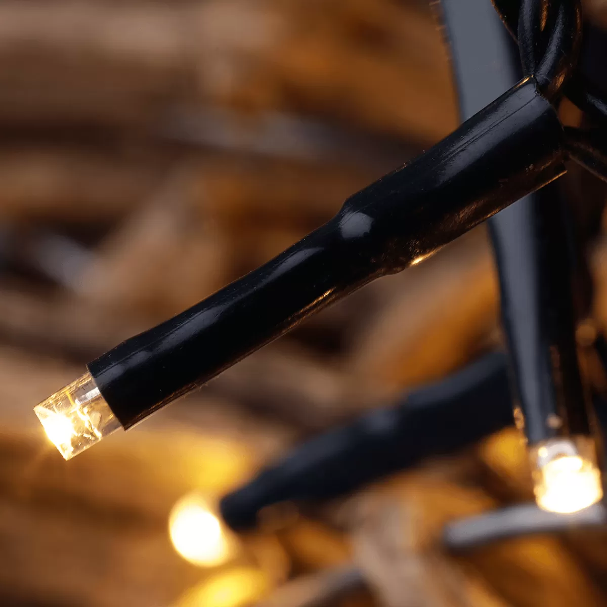 DecoWoerner Chaîne Lumineuse LED Clignotante Avec Minuterie, Pour L'extérieur, 16 M