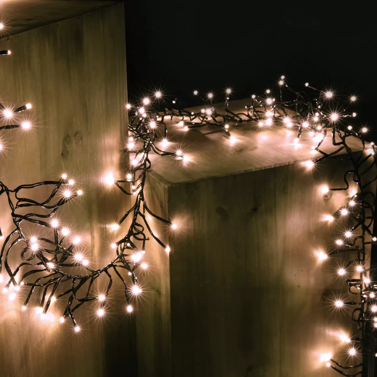 DecoWoerner Chaîne Lumineuse LED Clignotante Avec Minuterie, Pour L'extérieur, 6 M