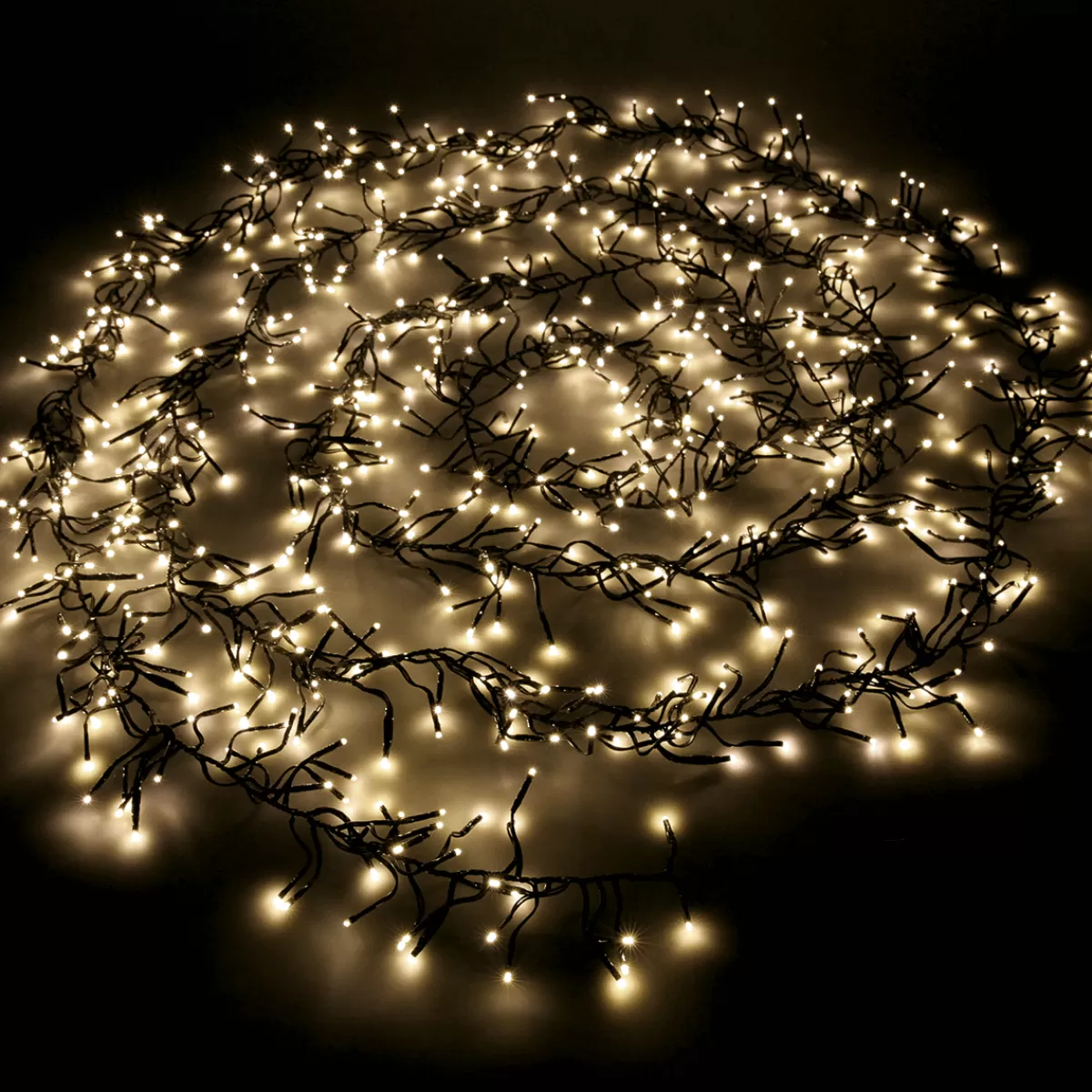 DecoWoerner Chaîne Lumineuse LED Clignotante Avec Minuterie, Pour L'extérieur, 6 M