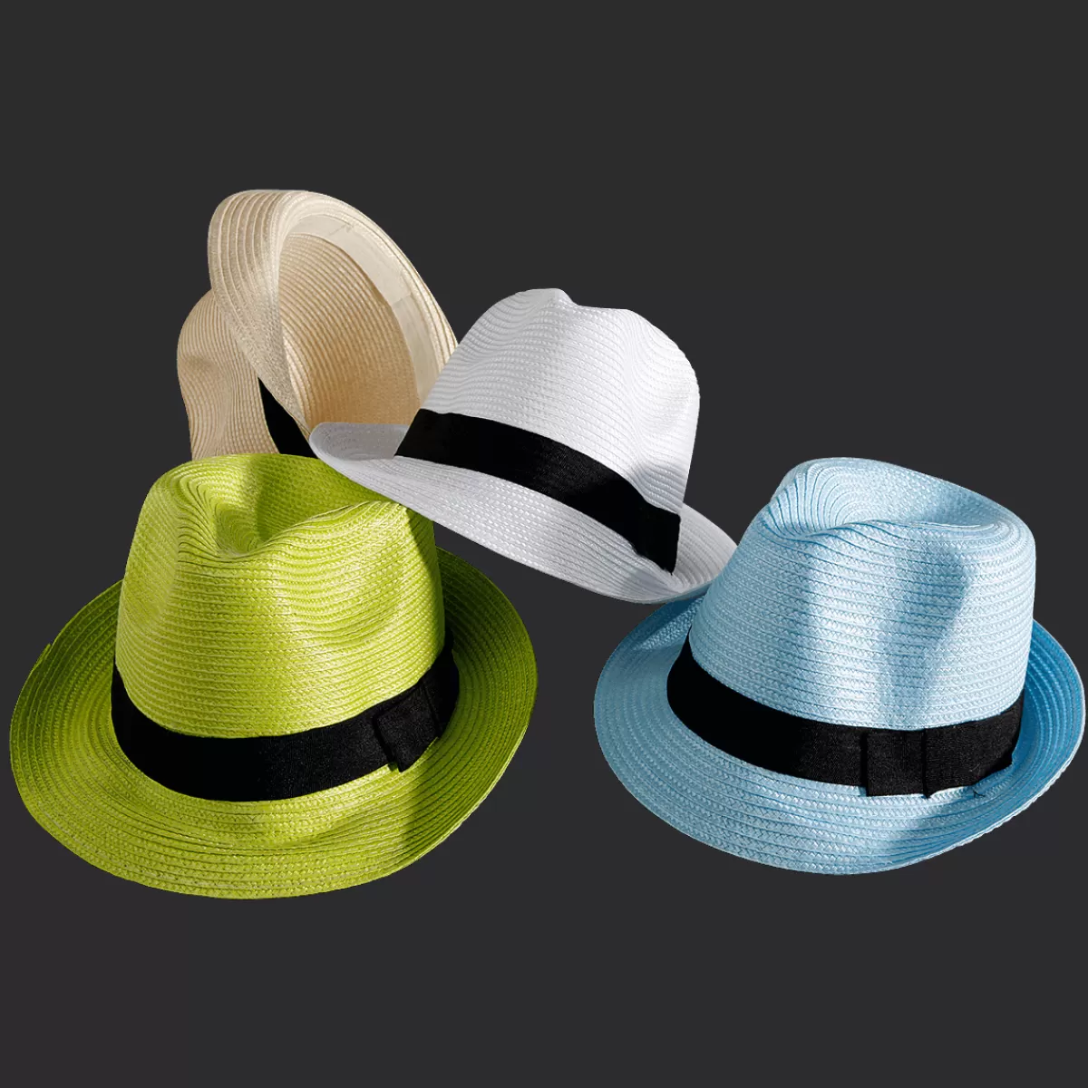 chapeau_de_paille_bleu_clair_avec_ruban_noir_30_x_25_x_15_cm_l_x_l_x_h_3.webp DecoWoerner Chapeau De Paille Clair Avec Ruban Noir 30 X 25 X 15 Cm (L X L X H)