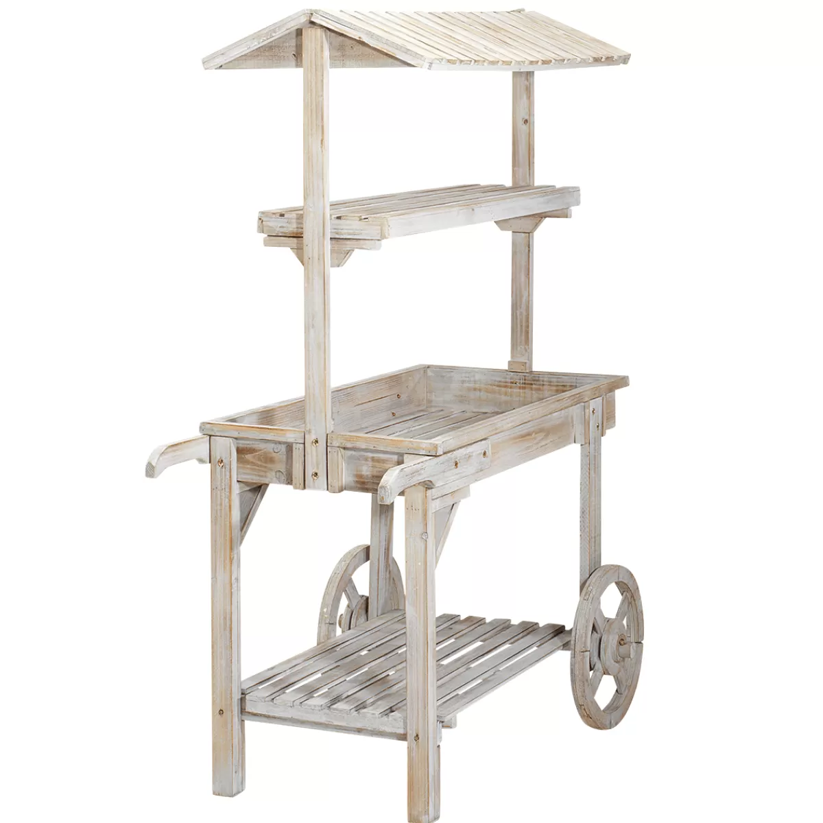 DecoWoerner Chariot Vintage Haut. 130 Cm