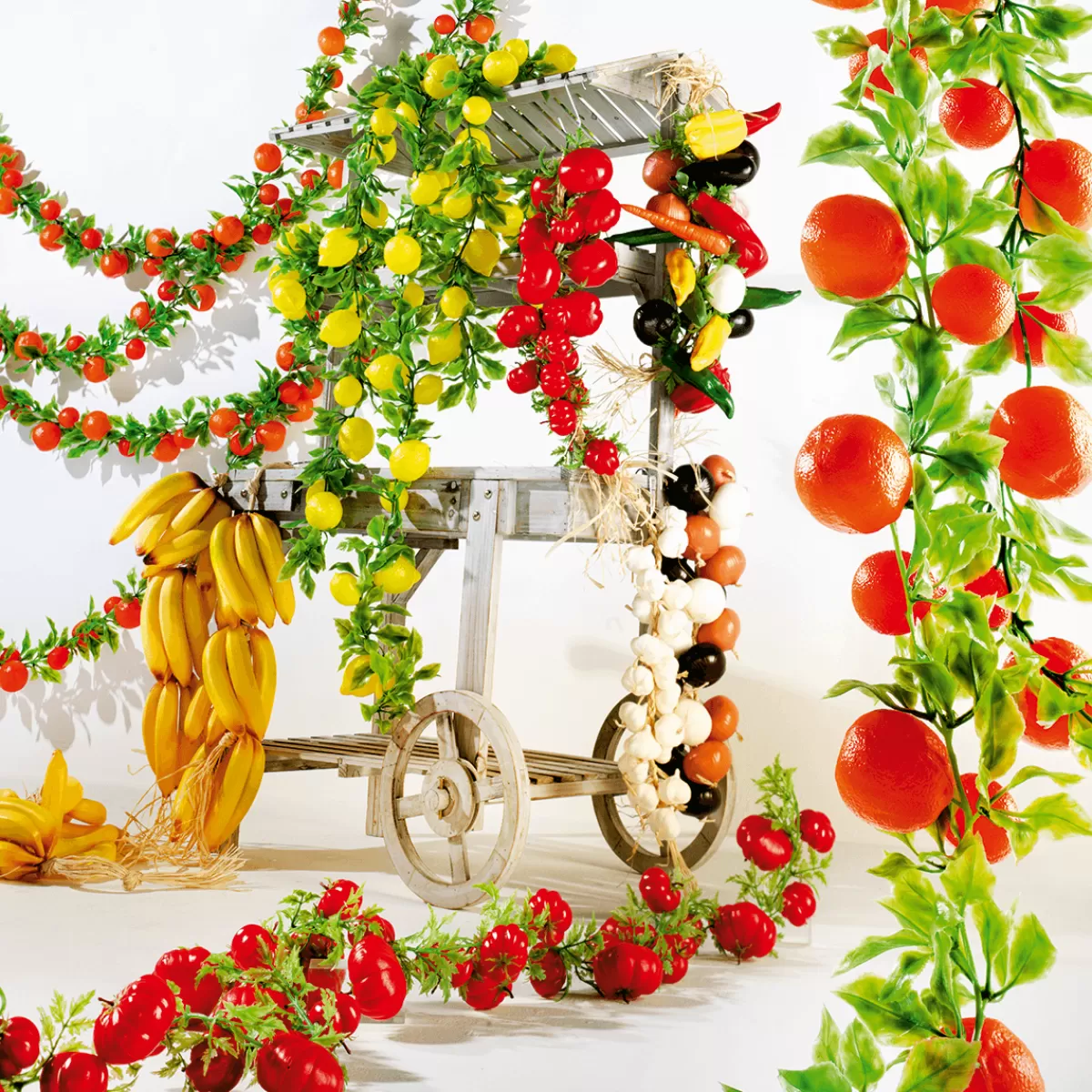 DecoWoerner Chariot Vintage Haut. 130 Cm