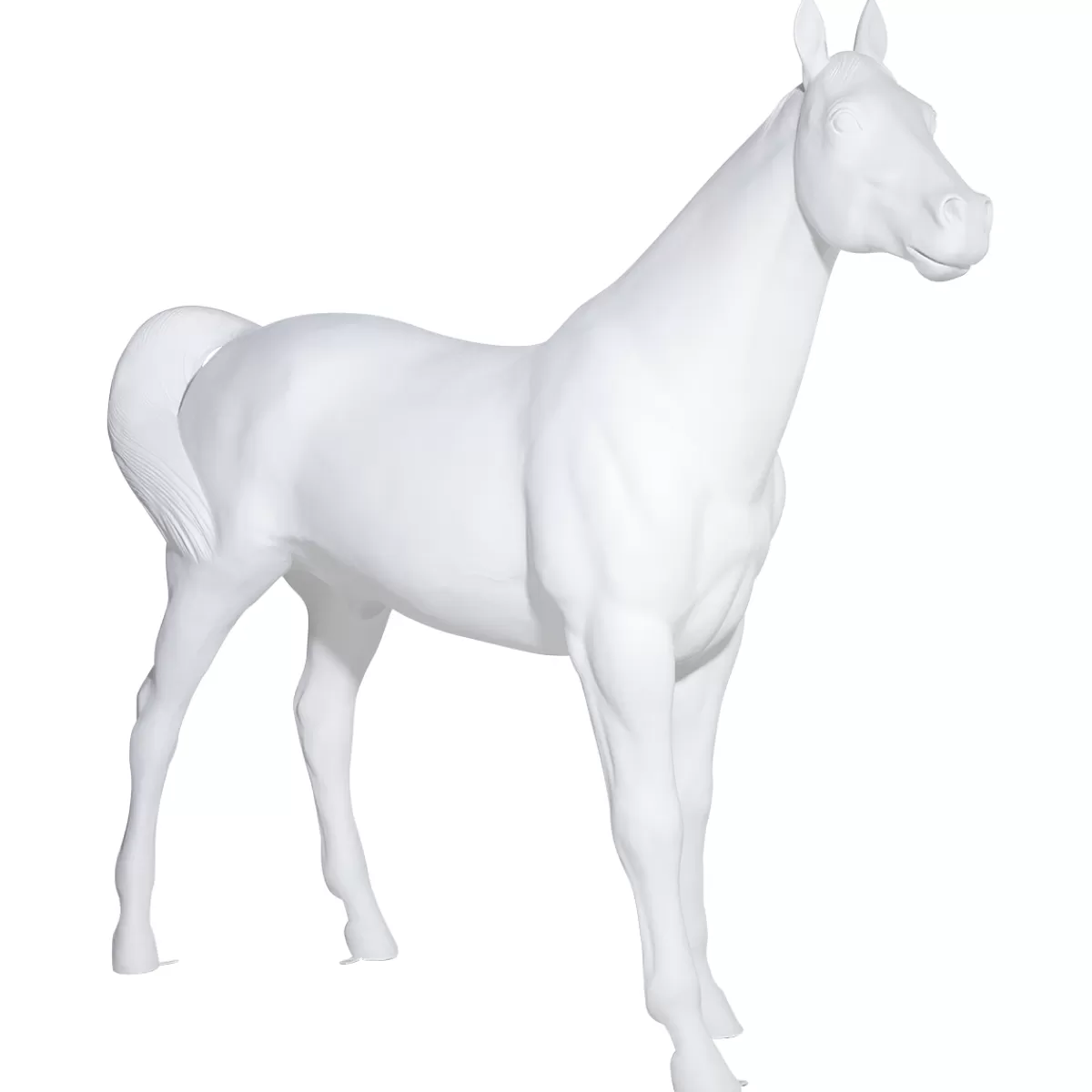 DecoWoerner Cheval Décoratif De 195 Cm De Haut,