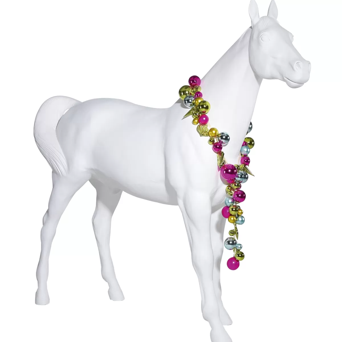 DecoWoerner Cheval Décoratif De 195 Cm De Haut,