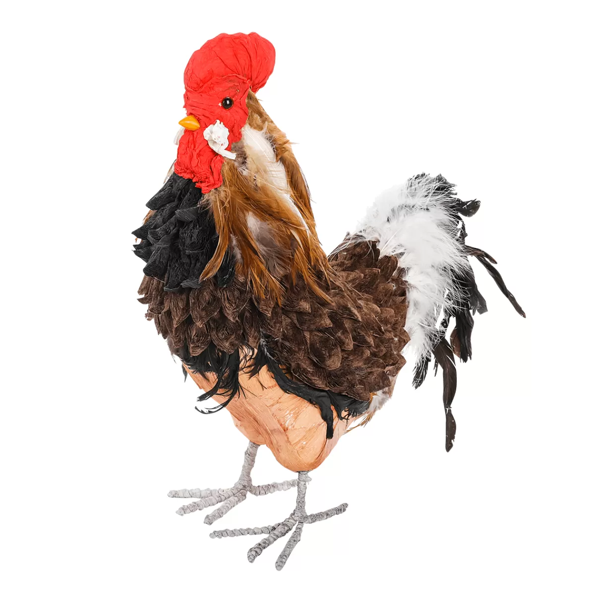 coq_dcoratif_figure_50_cm_brun_4.webp DecoWoerner Coq Décoratif Figure 50 Cm Brun