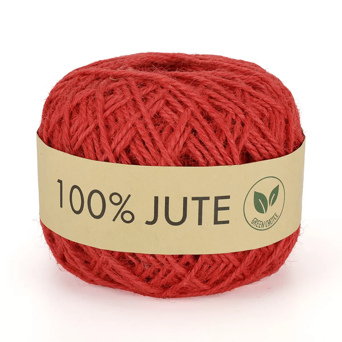 DecoWoerner Corde De Jute Ø 1,5 Mm, 100 M, Rouge
