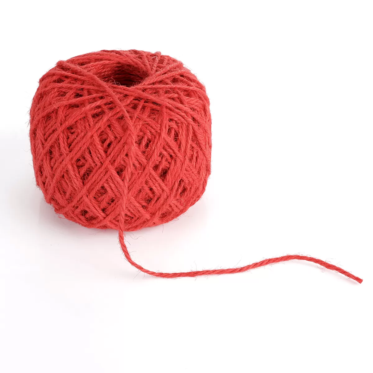 DecoWoerner Corde De Jute Ø 1,5 Mm, 100 M, Rouge