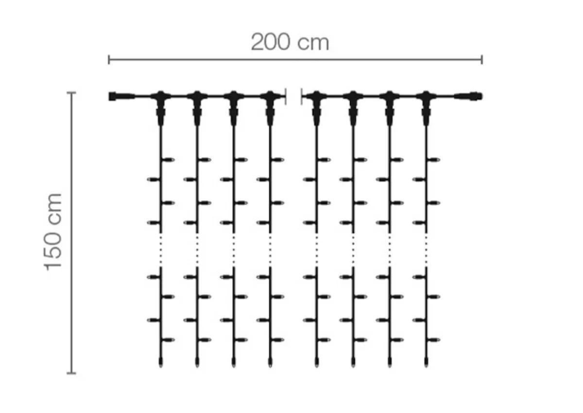 cordon_de_rechange_pour_rideau_lumineux_professionnel__led_systme_ip67_150_cm_6-1.webp DecoWoerner Cordon De Rechange Pour Rideau Lumineux Professionnel à LED Système IP67, 150 Cm